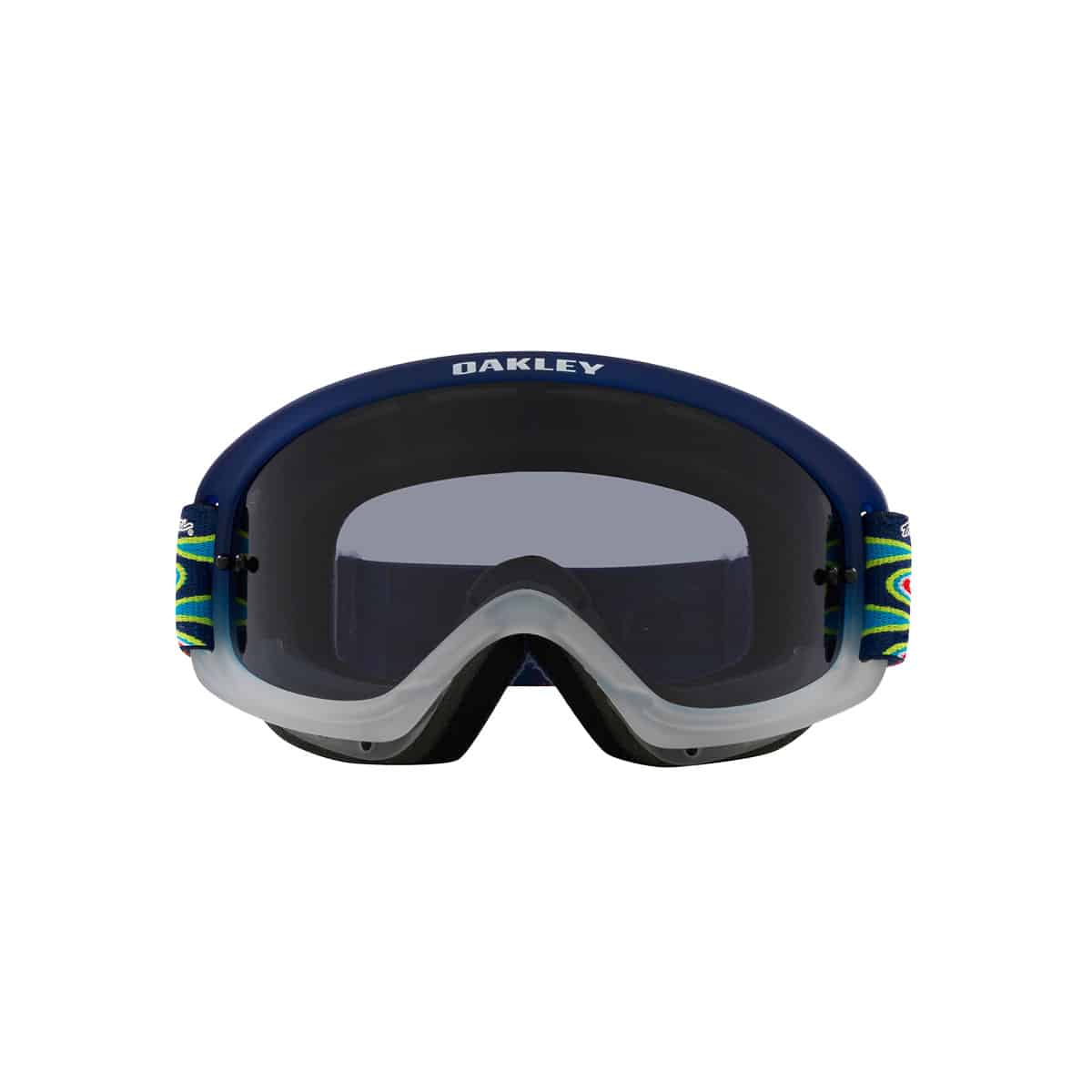 O-Frame 2.0 PRO XS MX TLD Speed Bubbles Navy w/ Dark Grey