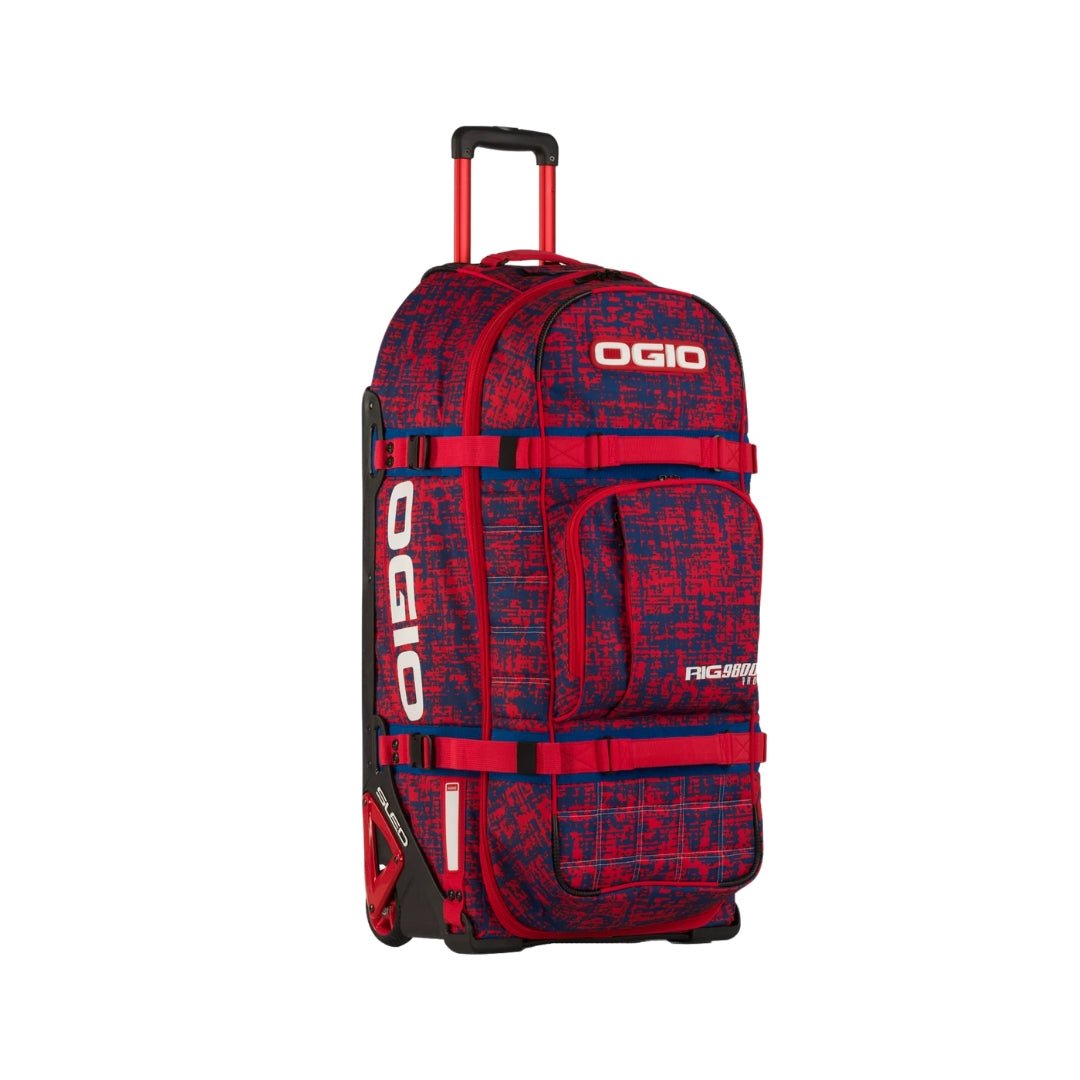 Rig 9800 Wheeled Bag Chaos Red Blue