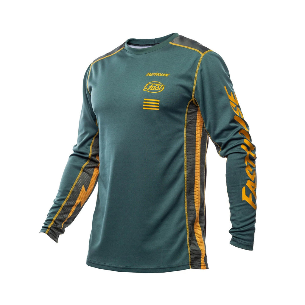 Grindhouse Ramone LS Jersey, Pine/Black