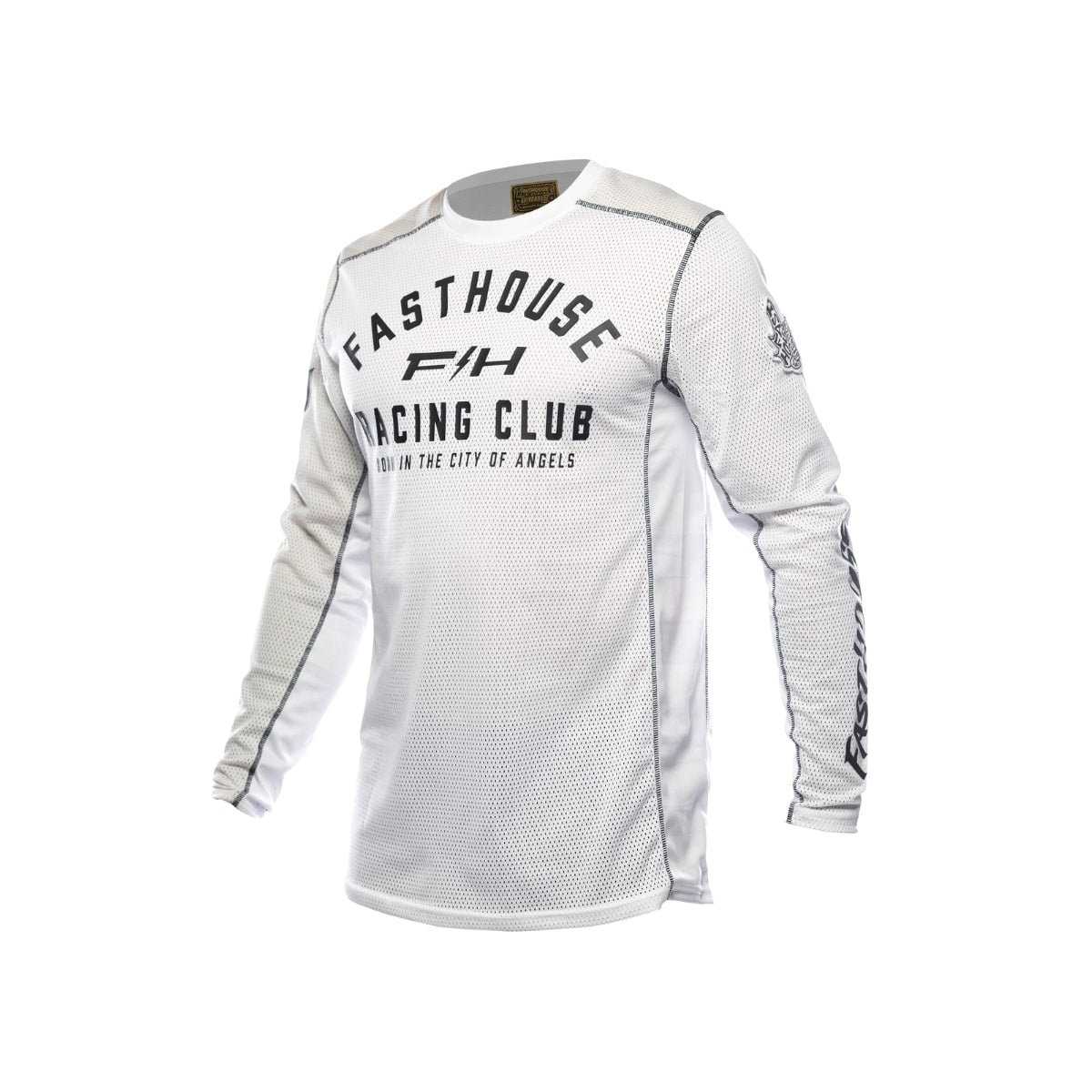 Grindhouse Air-Cooled Club LS Jersey, White/Cloud