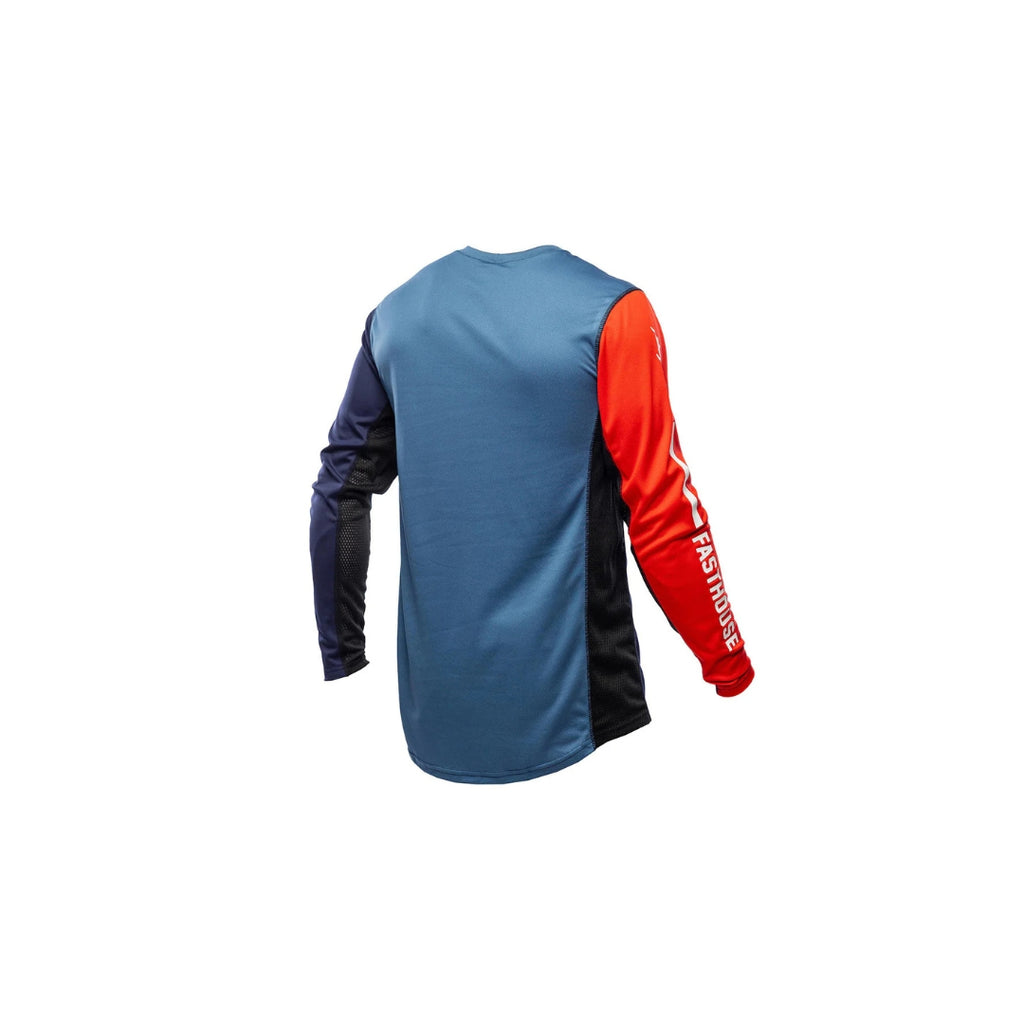 Youth Grindhouse Hudson LS Jersey Blue/Red