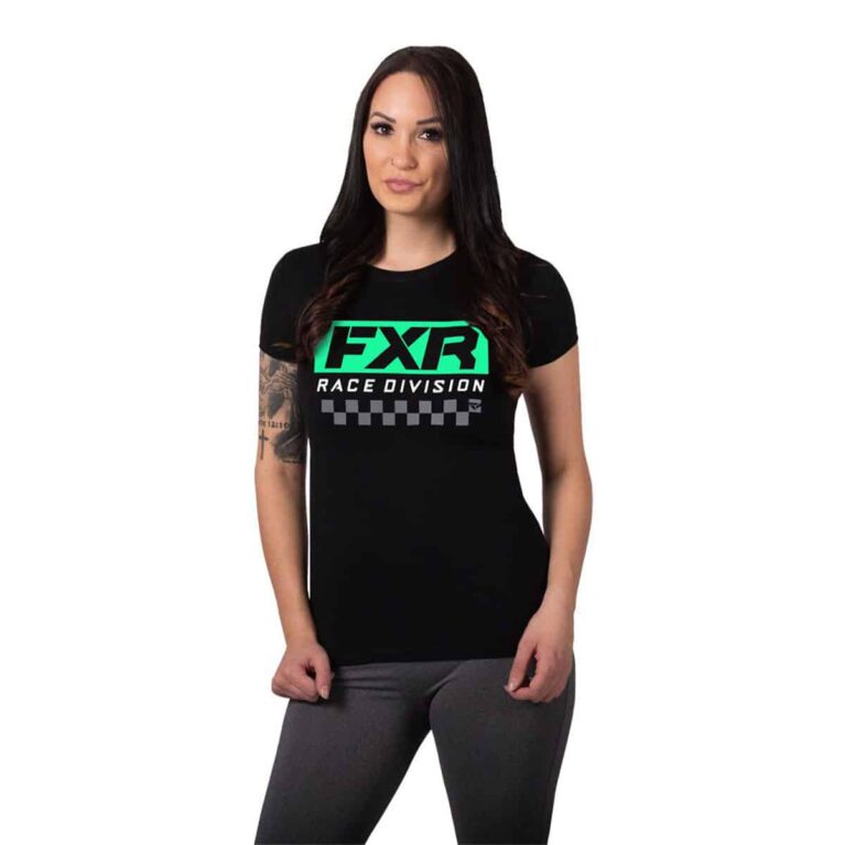 W Race Division T-Shirt 21-Black/Mint