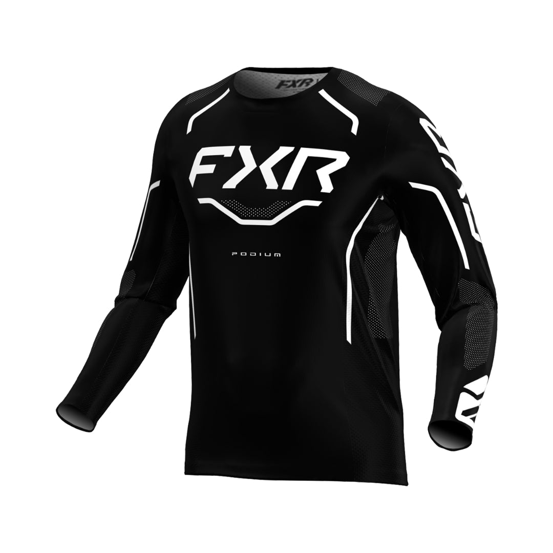 PODIUM RELAY MX JERSEY 26, BLACK/WHITE