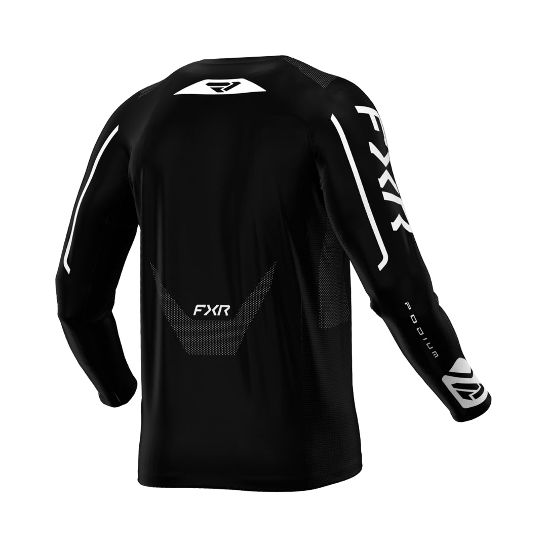 PODIUM RELAY MX JERSEY 26, BLACK/WHITE