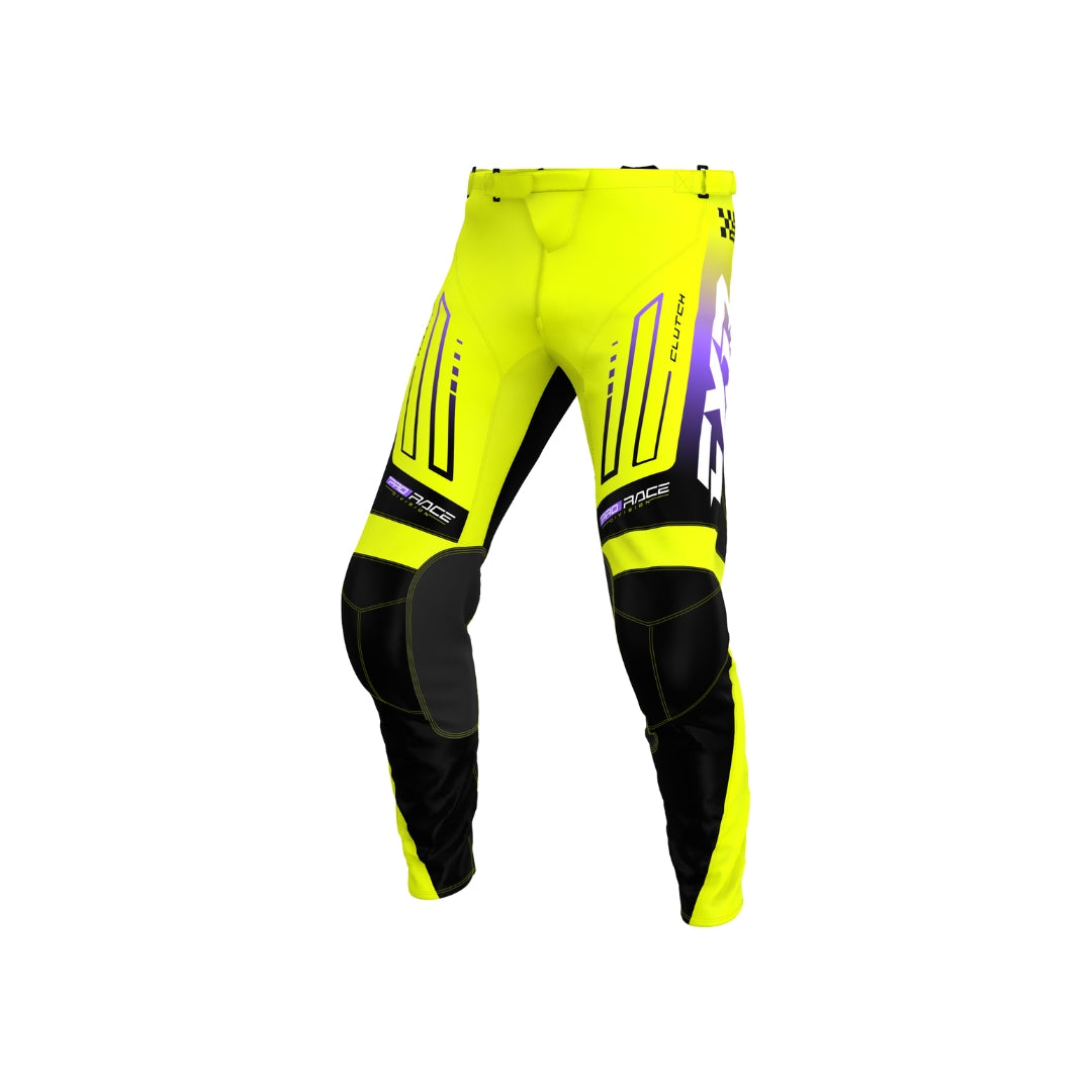 KIDS CLUTCH MX PANT 26, HIVIS/BLACK/PURPLE
