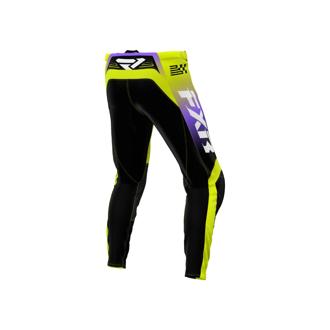 KIDS CLUTCH MX PANT 26, HIVIS/BLACK/PURPLE