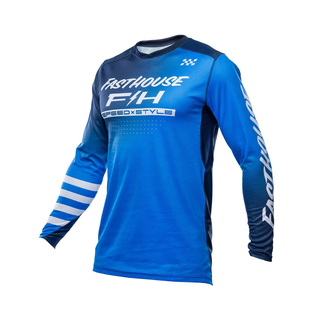 Elrod Ether LS Jersey, Electric Blue