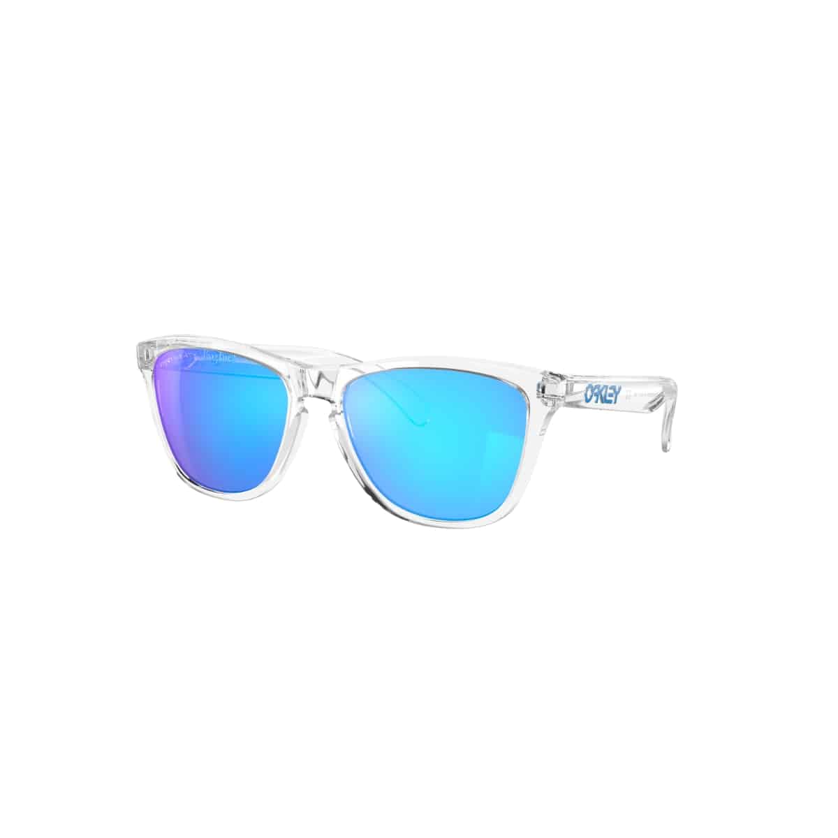 Frogskins XS Polished Clear Prizm Sapphire