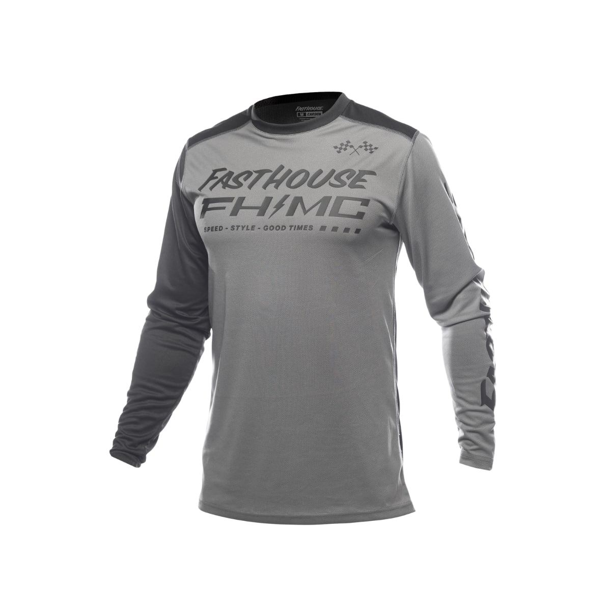 Carbon Method LS Jersey, Gray/Black