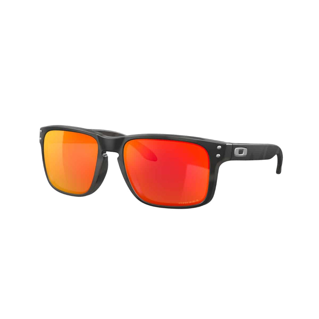 Holbrook Matte Black Camo Prizm Ruby