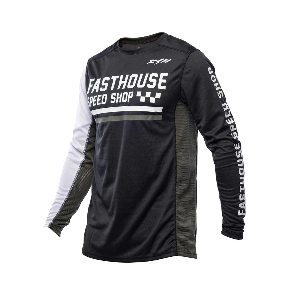 Grindhouse Hudson LS Jersey Black/White