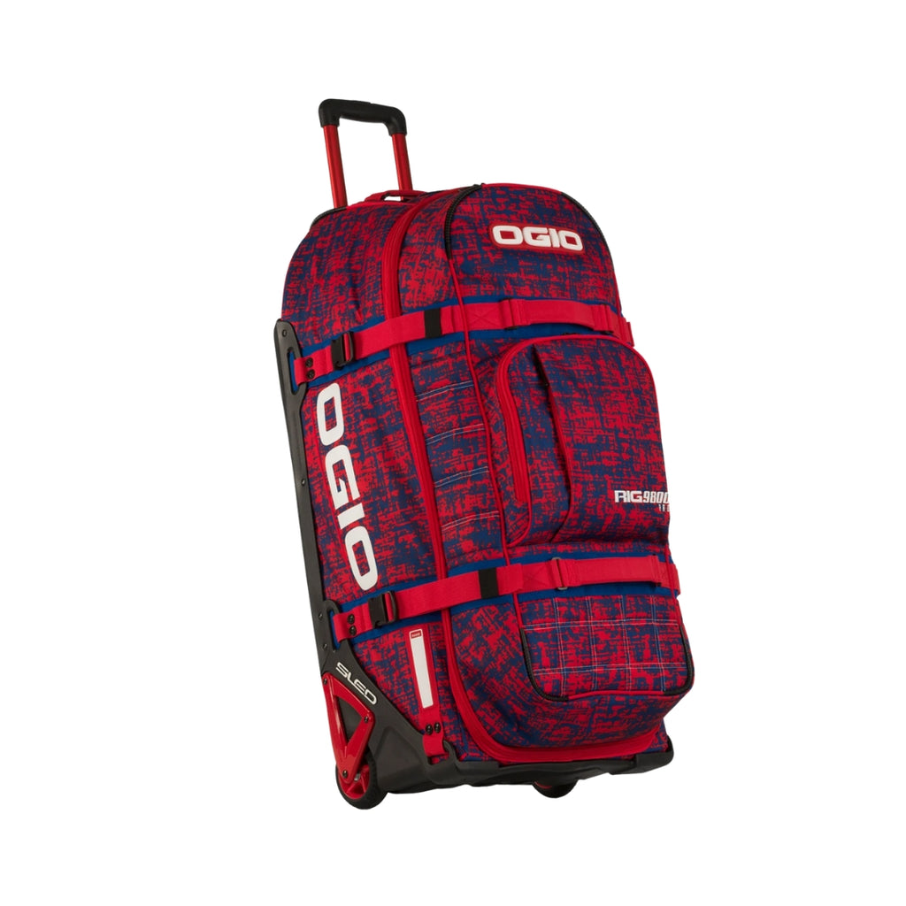 Rig 9800 Wheeled Bag Chaos Red Blue