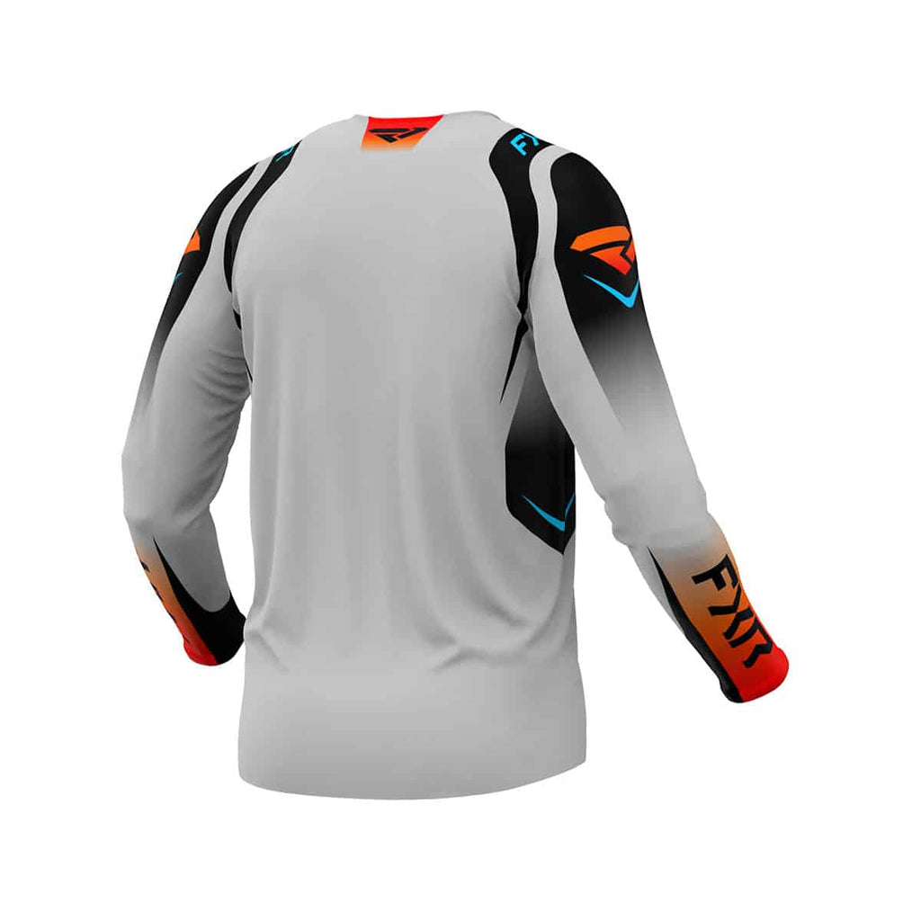 Clutch Pro MX Jersey 25 – Grey Sky Orange