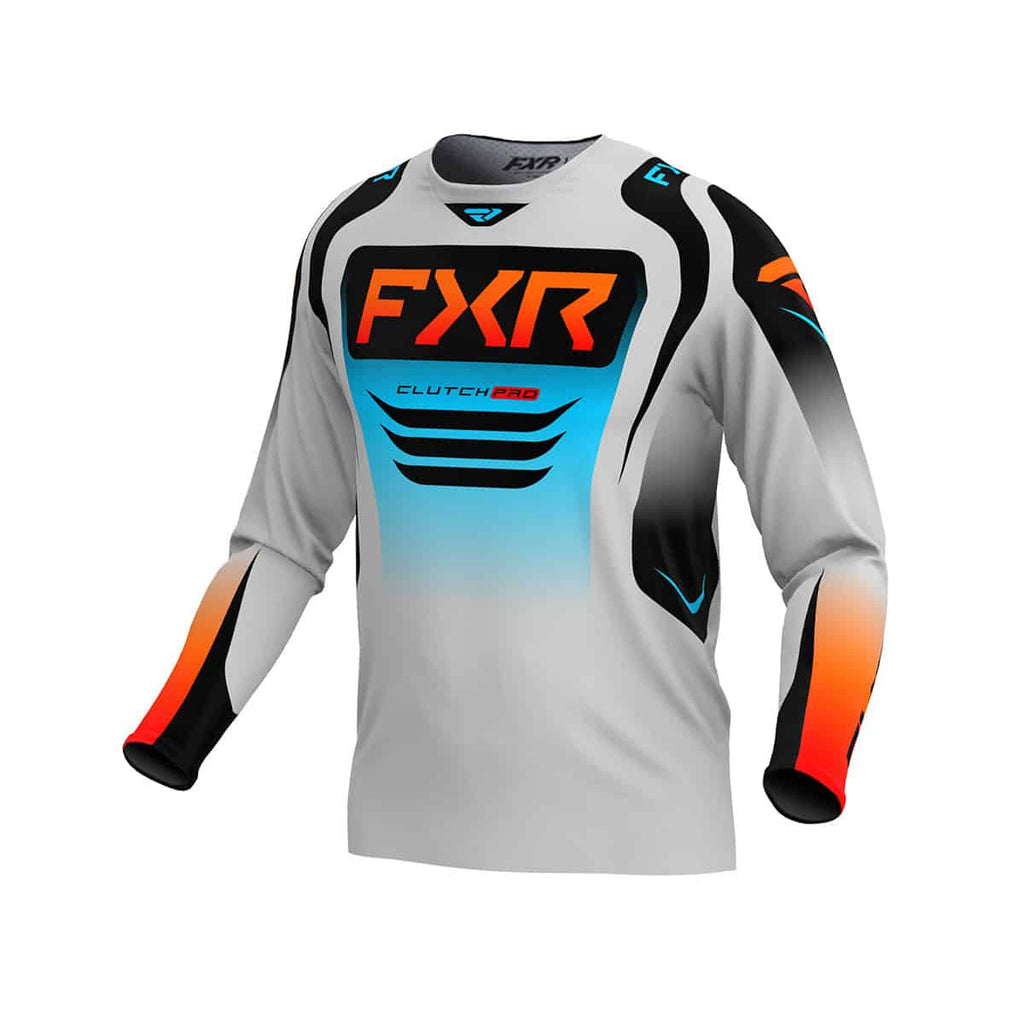 Clutch Pro MX Jersey 25 – Grey Sky Orange