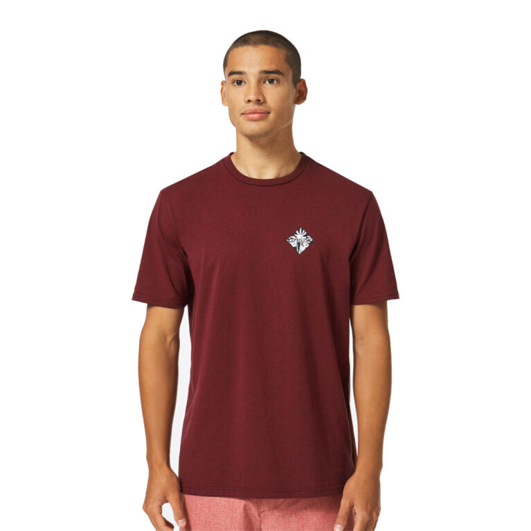 Palms B1B Tee, Iron Red Heather