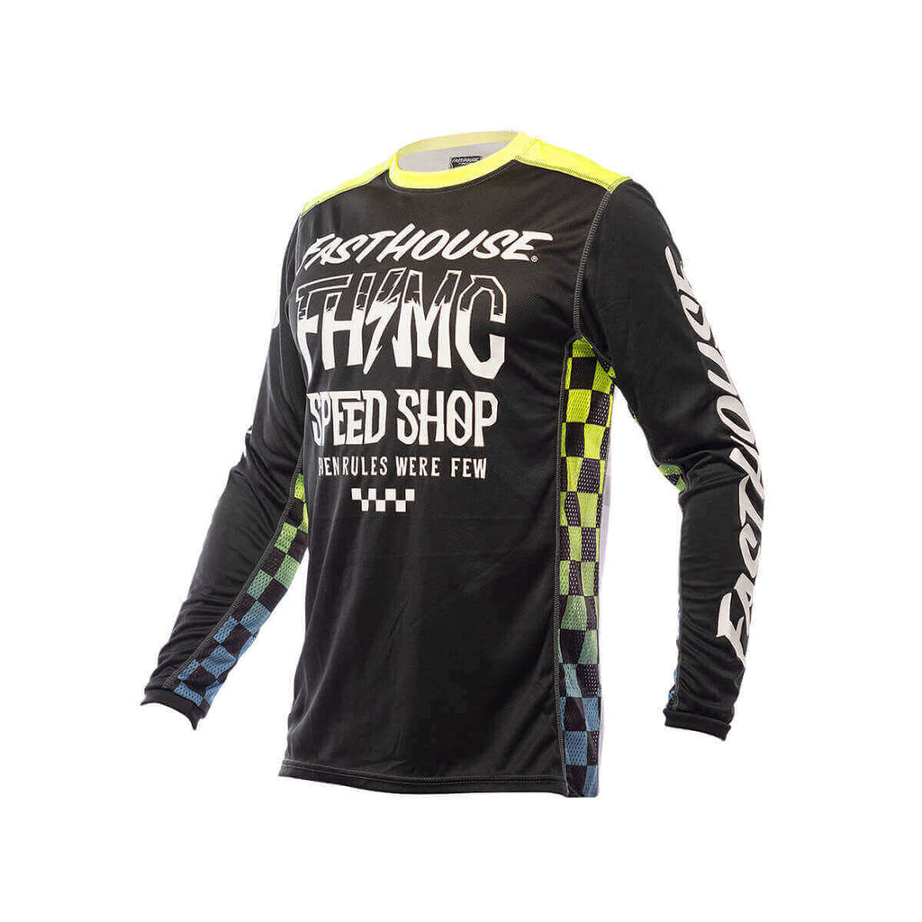 Grindhouse Brute Jersey Black/Hi Viz, Grey/Black