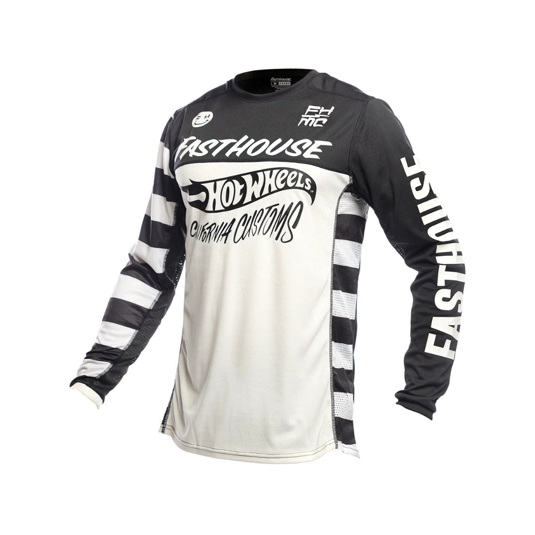 Grindhouse Hot Wheels Jersey,  White/Black