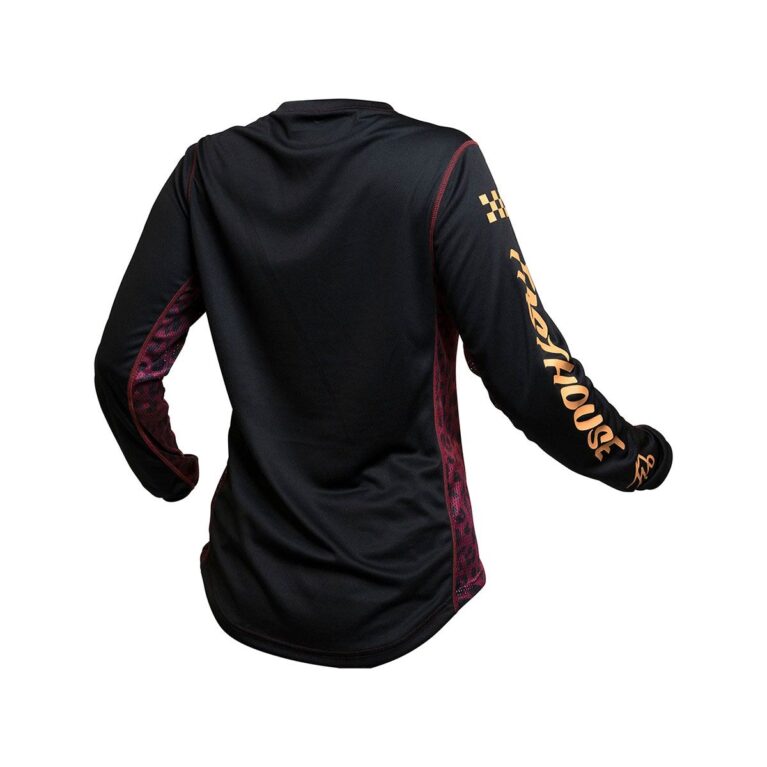 MX Women Golden Script Jersey Black, Maroon