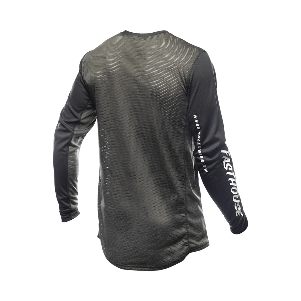 Grindhouse Air-Cooled Ramble  LS Jersey, Black/Gray