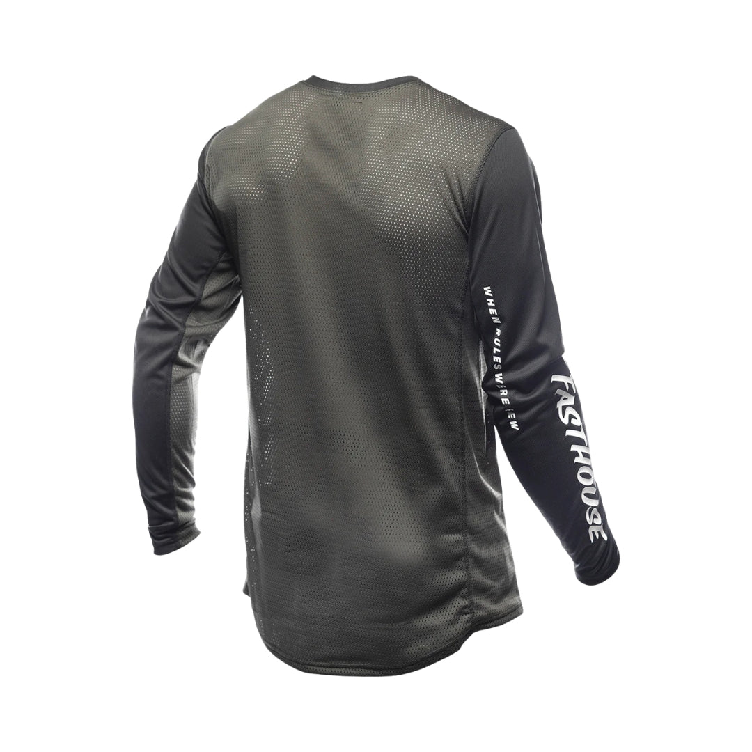 Grindhouse Air-Cooled Ramble  LS Jersey, Black/Gray